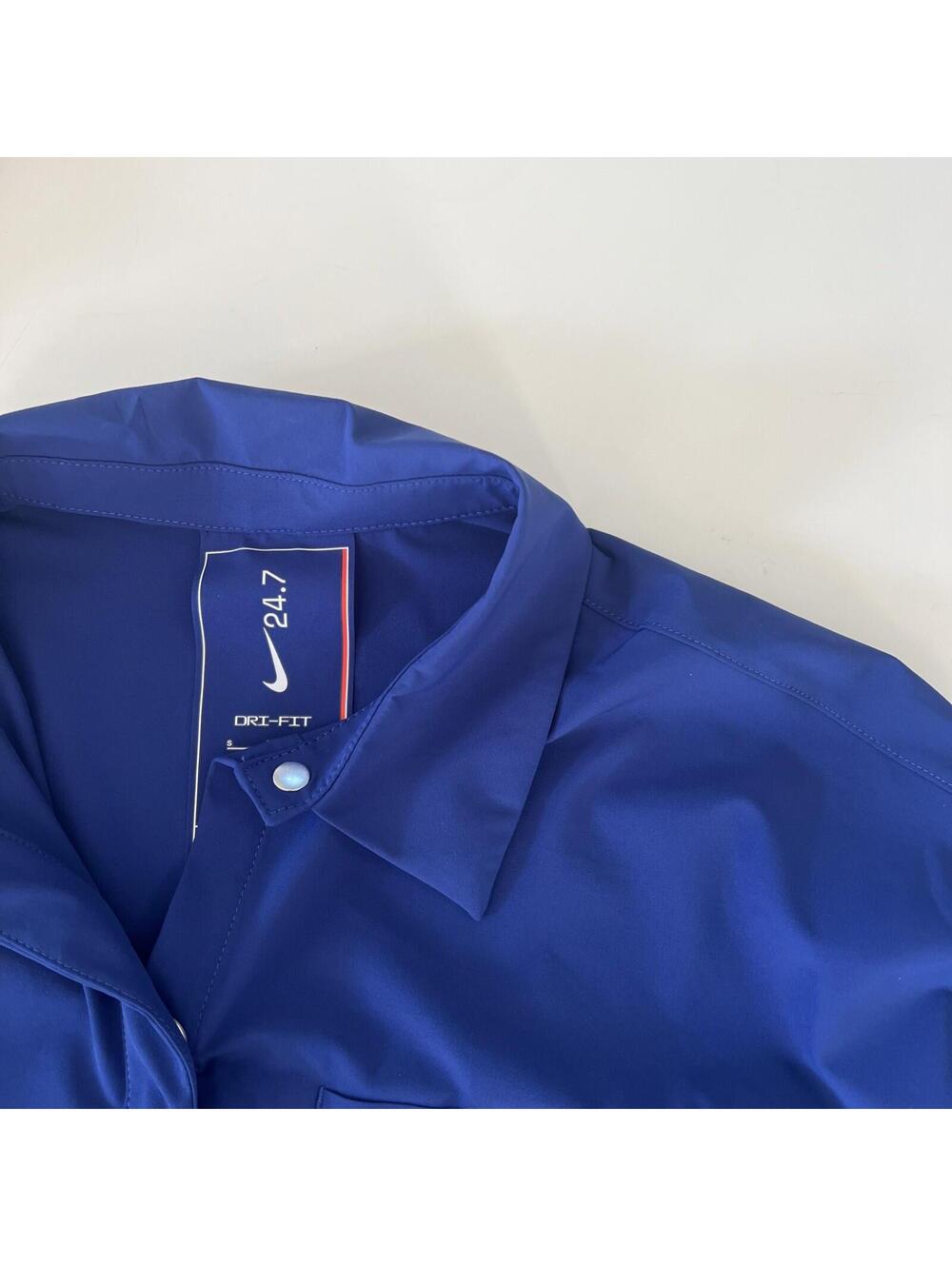 $130 Nike Women’s 24.7 PerfectStretch Dri-FIT Oversized Long Sleeve Shirt Small - Picture 7 of 9